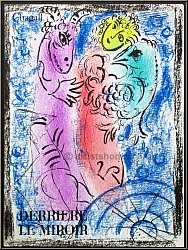 Marc Chagall: Derriere le miroir 132 von 1962 mit 2 Original-Lithographien 'La Baie' (Die Bucht) & 'La Piège'