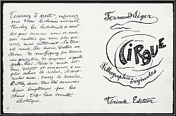 Fernand L�ger: Cirque, 1950, Original-Lithographie, Arches, Mourlot