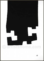 Eduardo Chillida: Original-Serigraphie (Siebdruck) 'Hommage' Maeght 1982 - Bilder | Originale | Werke | Drucke