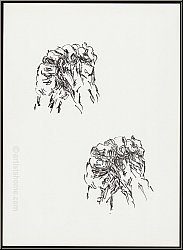 Jean Bazaine: Betende H�nde - Original-Lithographie 1982