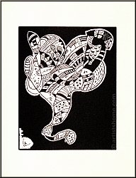 Wassily Kandinsky: Holzschnitt f�r das Portfolio 10 Origin Arches