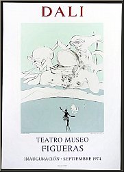 Salvador Dali: Vertreibung, Teatro Museo Figueras, 1974, Lithographie