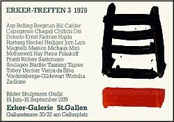 Pierre Soulages: Original Lithographie Nr. 40, Erker-Treffen 1979 - Erker Galerie Plakate | K�nstlerplakate
