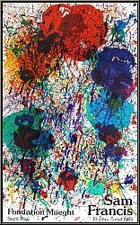 Sam Francis: Fondation Maeght 1983 Original-Lithographie, Ausstellungsplakat - K�nstlerplakate | Poster Arte