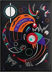 Wassily Kandinsky: 'Kometen' Com�tes, Farblithographie von 1938, Mourlot - Druckgrafik | Lithographien