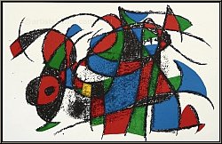 Joan Miro: Flei�iges Bienchen 1975, Original Lithographie III