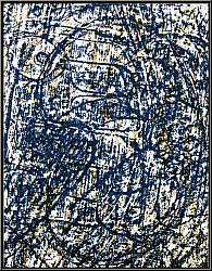 Max Ernst: Der blaue Wald La for�t bleue 1962, Original-Lithographie