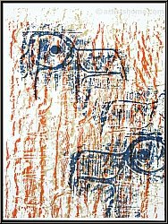 Max Ernst: Lithographie Adlerk�pfe 'T�tes d'aigles' 1962 (Spies/Leppien 88) - Druckgrafiken | Werke | Mourlot