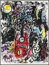 Marc Chagall: Der Baum von Jesse (L'arbre de Jess�) 1960, Weihnachten, Original-Lithographie - Werke | Bilder