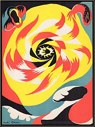 André Masson: 'Die Sonne' The Sun - Soleil, 1938, Original-Lithographie für Verve Teriade - Surrealismus