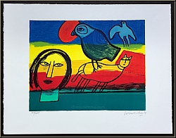 Guillaume Corneille: Sous les tropique (In den Tropen) Lithographie signiert, 2004 - Originale | Lithographien