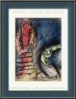 Marc Chagall: K�nig Ahasverus vertreibt Vasthi, 1960, Original-Lithographie, Verve Bibelillustrationen - Werke