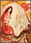 Marc Chagall: Rahel entwendet die G�tzenbilder ihres Vaters, Bibel