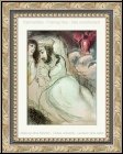 Marc Chagall: Sarah und Abimelech, Original-Lithographie f�r 'Bilder zur Bibel' 1960 - Lithographien | Drucke