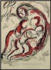 Marc Chagall: Hagar in der W�ste, Bilder zur Bibel 1960, Lithographie