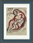 Marc Chagall: Hagar in der W�ste, Bibel 1960, Lithographie - Sohn Ismael, Armut, Abraham und Sara | Originale