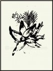 Marc Chagall: Adam und Eva und die verbotene Frucht, 1960, Bilder zur Bibel, Original-Lithographie, R�ckseite