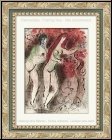 Marc Chagall: Adam und Eva und die verbotene Frucht, 1960, Bilder zur Bibel - Original-Lithographien, Werke