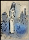 Marc Chagall: Esther, 1960, Original-Lithographie 