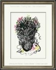Marc Chagall: Original-Lithographie 'Bouquet' Blumenstrau� in Vase auf B�ttenpapier - Originale | Bilder