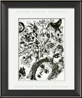 Marc Chagall: P�rchen vor dem Baume 'Le couple devant l'arbre' 1960 - Lithographien | Druckgrafik