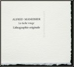 Alfred Manessier: Original-Lithographie 'La tache rouge' 1972 f�r Souvenirs et portraits d'artistes, Mourlot