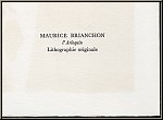 Maurice Brianchon: Der Harlekin (L'Arlequin) 1972, Lithographie f�r Souvenirs et portraits d'artistes, Mourlot