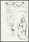 Marc Chagall: Moses Gesetzestafeln, 1956, Original-Lithographie Bibel Altes Testament, Die zehn Gebote - Werke