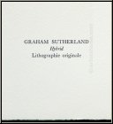 Graham Sutherland: 'Hybrid' 1972, Original-Lithographie auf B�tten, Souvenirs et portraits d'artistes, Mourlot