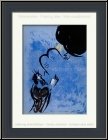 Marc Chagall: Moses empf�ngt die Gesetzestafeln Gottes, Bilder f�r die Bibel 1956 - Originale | Lithographien