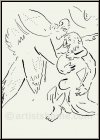 Marc Chagall: Prophet Jesaja, 1956, Original-Lithographie f�r Bilder zur Bibel, Die Propheten | Werke | Drucke