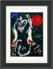 Marc Chagall: Prophet Jesaja, 1956, Original-Lithographie f�r Bilder zur Bibel, Die Propheten | Werke | Drucke