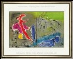 Marc Chagall: 'Vision von Paris' 1952, Original-Lithographie, Rahmenidee (Lieferung ungerahmt) | Originale