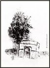 Marc Chagall: 'Vision von Paris' R�ckseite mit der Original-Lithographie 'Der Triumphbogen' L'arc de Triomphe