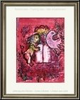 Marc Chagall: Jerusalem Glasmalereien, L�we Judas mit den Gesetzestafeln, Original-Lithographie 1962 | Werke