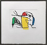 Joan Miro: 'Emanzipation des Katzenschwanzes' 'l'�mancipation d�finitive de la queue du chat' 1978 Radierungen