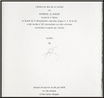 Antoni Tapies, 1974: Derriere le miroir 210, signierte Vorzugsausgabe