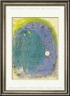 Marc Chagall: 'Mutter und Kind vor Notre-Dame' 1952, Original-Lithographie f�r Verve Vision de Paris