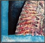 Bernhard J�ger: 'Zeigt die Z�hne' 1971, Lithographie signiert und nummeriert, Vorsicht bissiger Hund | Drucke