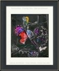 Marc Chagall: Nacht in Paris 'La nuit � Paris' 1954, Lithographie Derriere le miroir 66-67-68 Titelseite