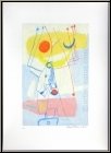 Max Ackermann: Heitere Gestade 1965 Siebdruck B�tten Signaturstempel