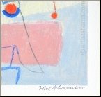 Max Ackermann: Heitere Gestade 1965 Siebdruck B�tten Signaturstempel