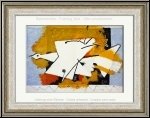 Georges Braque: Der gelbe Vogel 'L'oiseau jaune' 1959, gro�e Farblithographie, im Stein monogrammiert