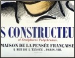Fernand L�ger: Les Constructeurs 1951, Maison de la Pens�e Original-Lithographie 'L'ouvrier' | Mourlot-Plakate