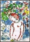Marc Chagall: Fr�hlingstag, 1972, Original-Lithographie (Steindruck)