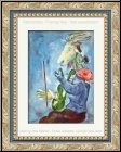 Marc Chagall: Das M�dchen auf der Schulter des Ziegenbocks mit seiner Geige - Lithographie Printemps