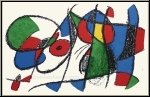 Joan Miro: �Schlafender L�we�, 1975, Original Lithographie VIII