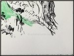 Marc Chagall: Liebespaar mit Vogel 1969, Original-Lithographie auf Arches B�tten - Werke | Druckgrafik