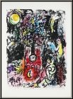 Chagall: Seltene Original-Lithographie mit dem Baum Jesus Christus' �ber Paris - Lithographien | Druckgrafik