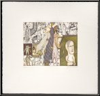 Felix Waske: Aus dem Radierzyklus 'Kupferne Erz�hlungen' zum Thema 'Reinigende Ehegewitter' | Bilder | Drucke